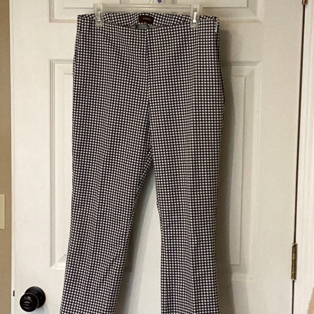 Plaid Crop Pants